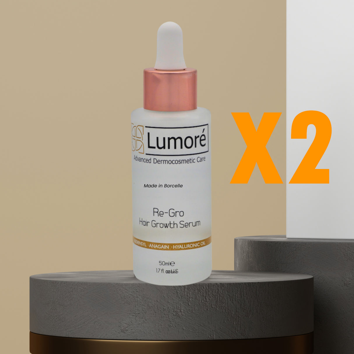 Lumoré Re-Gro Hair Growth Serum For Hair Loss & Thinning